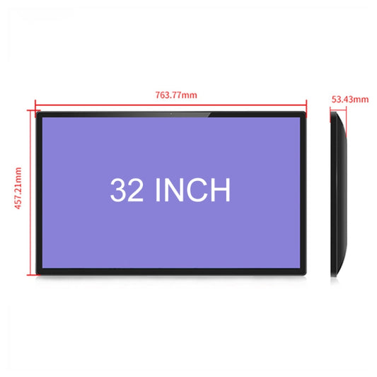 32 inch HD Smart Touch Integrated Advertising Machine, Specification:EU Plug by buy2fix
