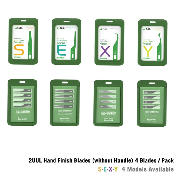 2UUL Hand Finish Blades For Phone Screen Debonding / Removal IC, Model:X by 2UUL