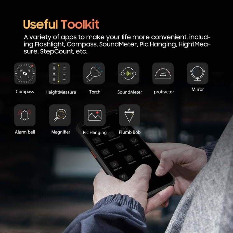 Blackview BV5300 Plus, 8GB+128GB, IP68/IP69K/MIL-STD-810H, 6.1 inch Android 13 MediaTek Helio G72 Octa Core, Network: 4G, OTG(Orange) by Blackview