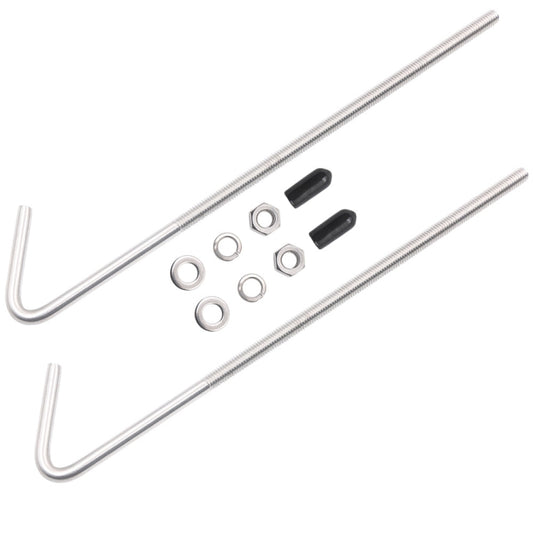 LS05 10 inch Car Battery Fixing Stainless Steel Bracket Bolt Kit by buy2fix