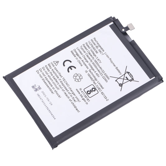 For Tecno Spark 7 / Spark 7T Battery Replacement BL-58CT 6000mAh by buy2fix