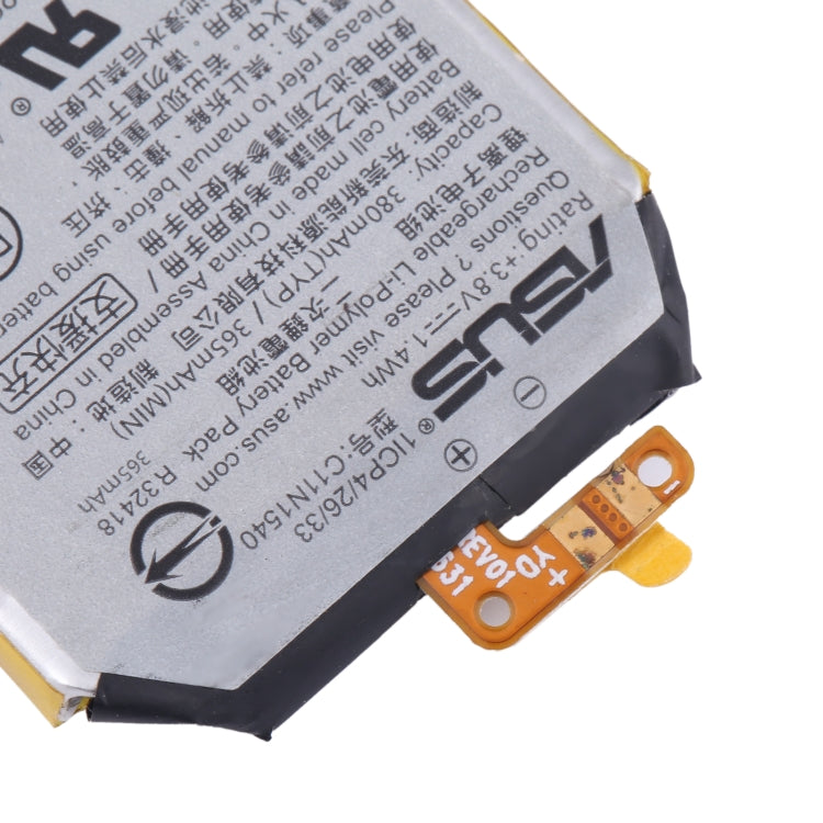 For Asus ZenWatch 2 WI501QF Battery Replacement C11N1540 380mAh by buy2fix