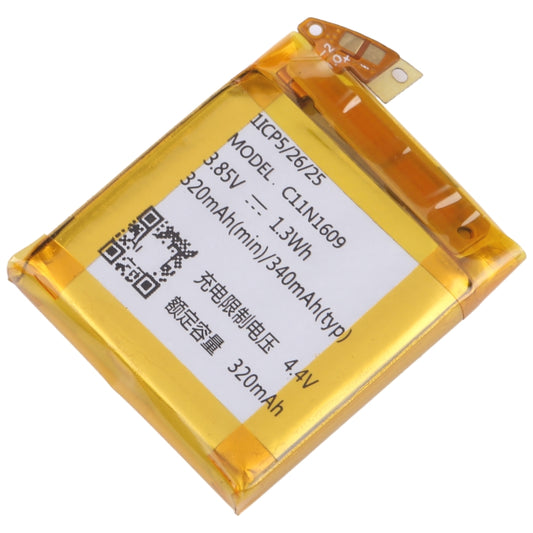 For ASUS Zenwatch 3 WI503Q Battery Replacement C11N1609 340mAh by buy2fix