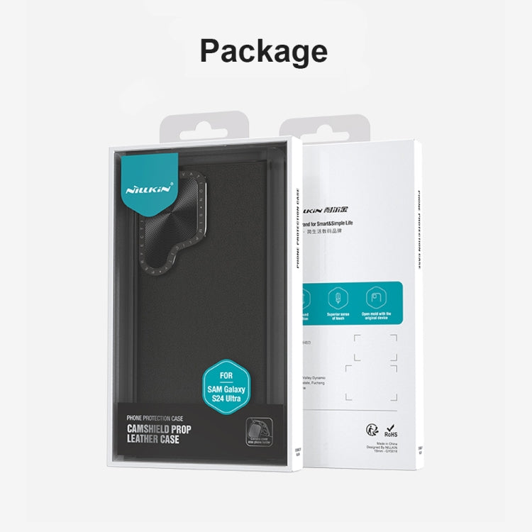 For Samsung Galaxy S24 Ultra 5G NILLKIN CamShield Prop Series PC + TPU Phone Case(Blue) by NILLKIN