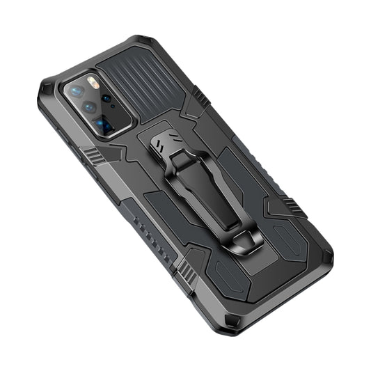 For Huawei Nova 5T Machine Armor Warrior Shockproof PC + TPU Protective Case(Gray) by buy2fix