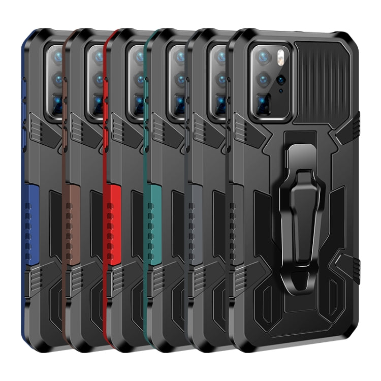 For Huawei Nova 5T Machine Armor Warrior Shockproof PC + TPU Protective Case(Gray) by buy2fix