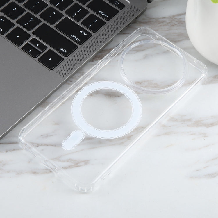 For Huawei Mate 60 MagSafe Clear Acrylic PC +TPU Phone Case(Transparent) by buy2fix