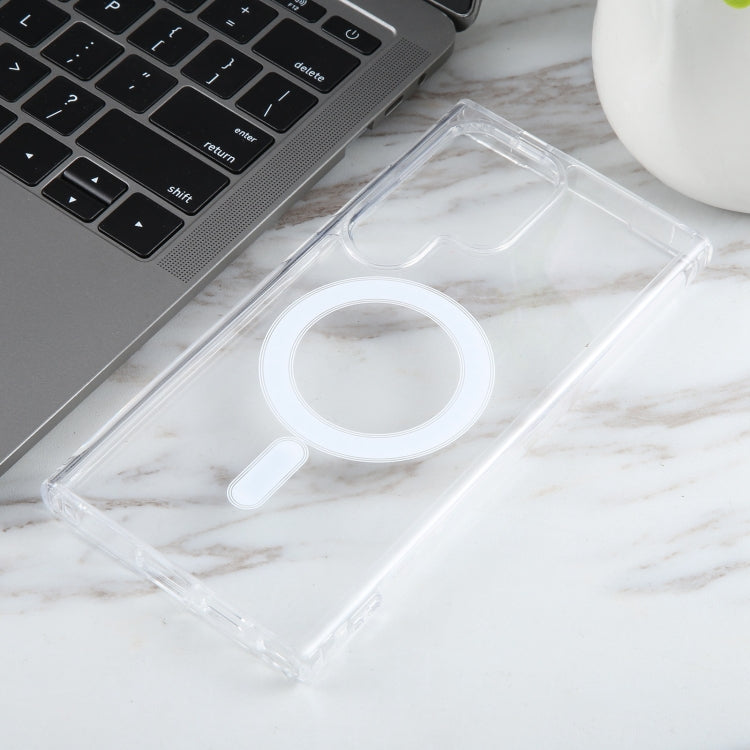 For Samsung Galaxy S24 Ultra 5G MagSafe Clear Acrylic PC +TPU Phone Case(Transparent) by buy2fix