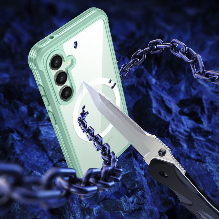 For Samsung Galaxy S23 FE 5G RedPepper Life Waterproof MagSafe Phone Case(Green) by RedPepper