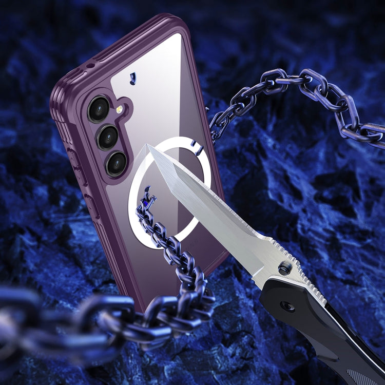 For Samsung Galaxy S23 FE 5G RedPepper Life Waterproof MagSafe Phone Case(Purple) by RedPepper