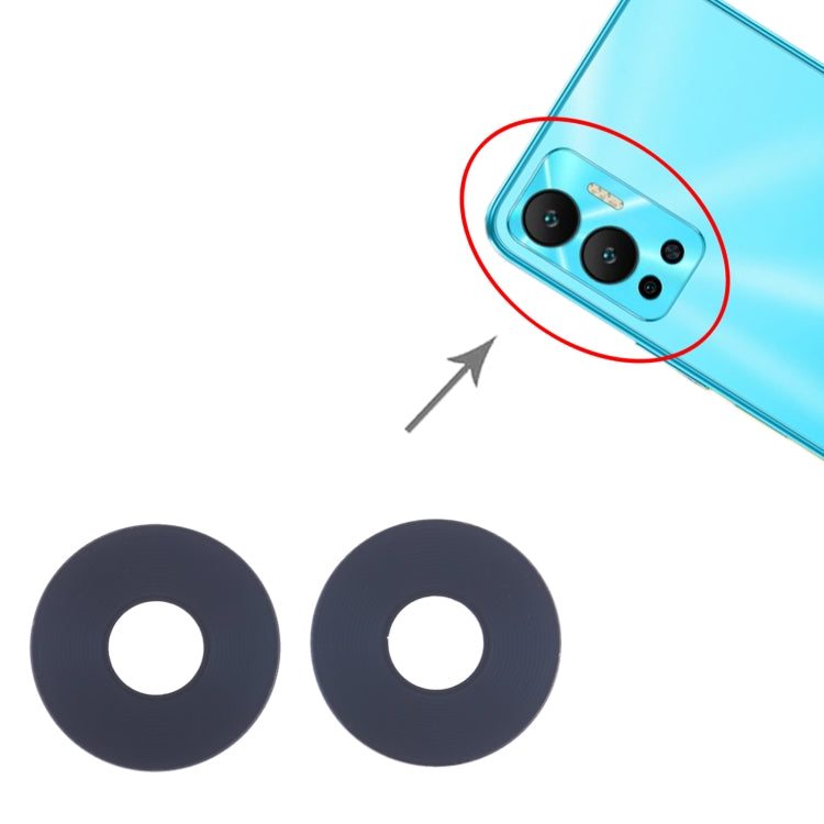 For Infinix Hot 12 X6817 10set Back Camera Lens by buy2fix