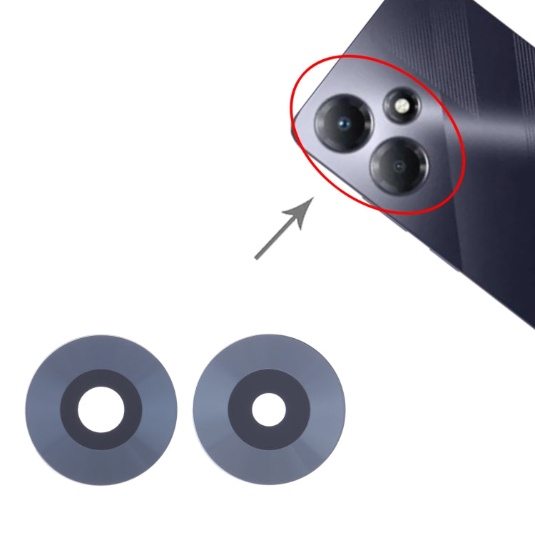 For Infinix Hot 30 Play NFC X6835 10set Back Camera Lens by buy2fix