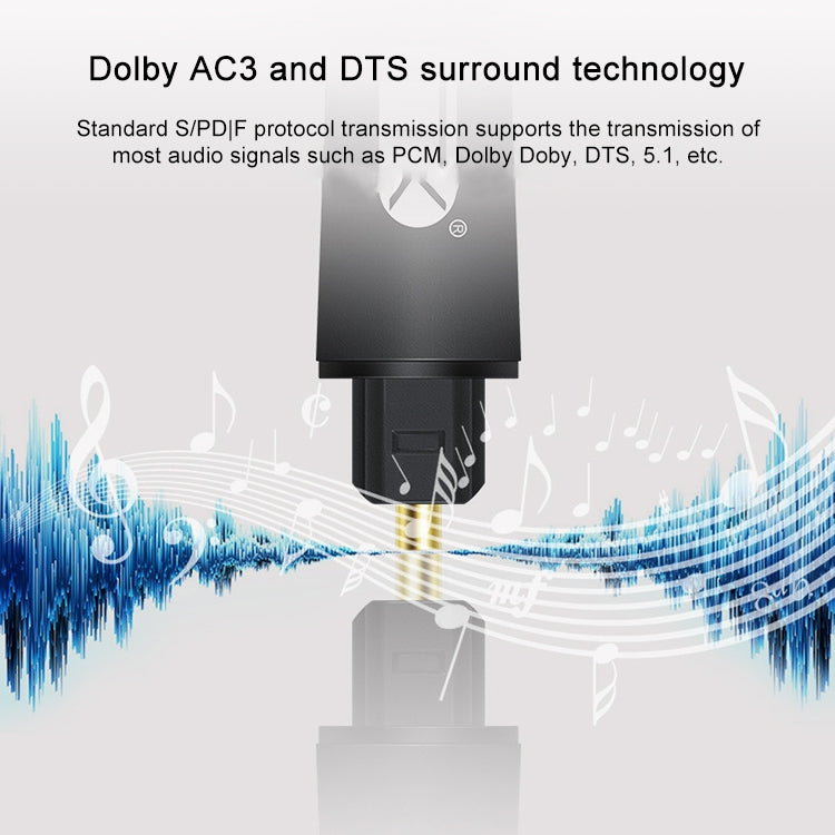 EMK 90 Degree Swivel Adjustable Right Angled 360 Degrees Rotatable Plug Nylon Woven Mesh Optical Audio Cable, Cable Length:5m(Orange) by EMK