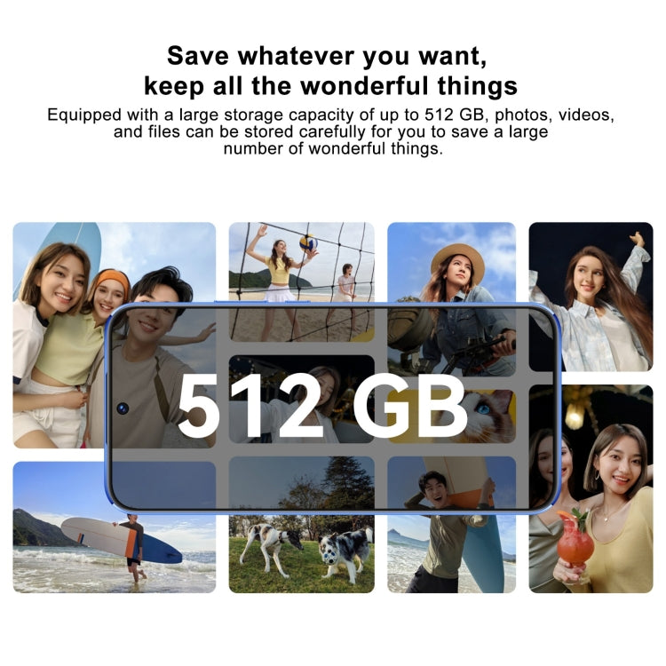 Huawei nova 12 Active, 8GB+512GB, Screen Fingerprint Identification, 6.7 inch HarmonyOS 4.0 Qualcomm Snapdragon 778G 4G Octa Core, Network: 4G, NFC, OTG, Not Support Google Play(White) by Huawei