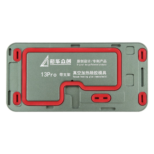 For iPhone 13 Pro LCD Screen Frame Vacuum Heating Glue Removal Mold with Holder by buy2fix