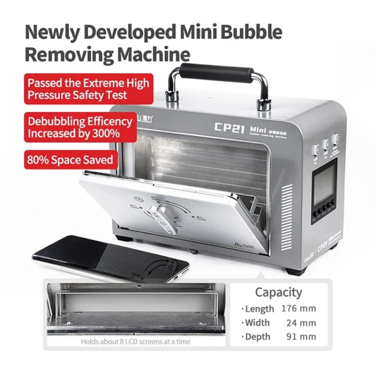 Qianli CP21 Mini LCD Screen Bubble Removing Machine, EU Plug by QIANLI
