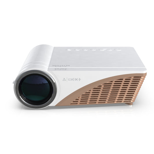 S6 1280x720 5500 Lumens Portable Home Theater LED HD Digital Projector(White) by buy2fix