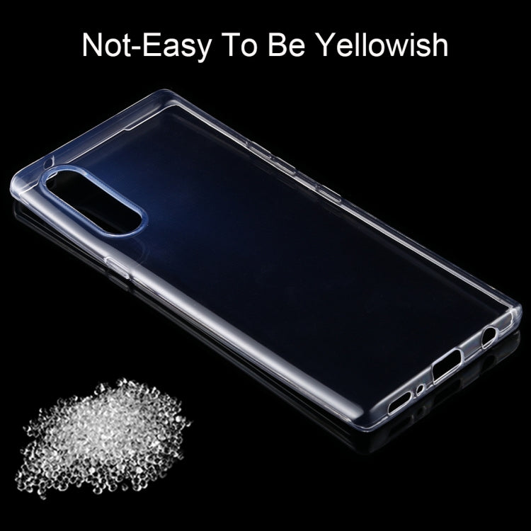 For LG Velvet 0.75mm Ultra-thin Transparent TPU Soft Protective Case by buy2fix