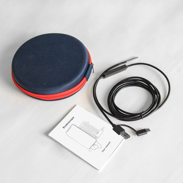 inskam107 3.9mm 3 In 1 HD Waterproof Industry Digital Endoscope Inspection Camera, Length:3.5m Hard Cable by buy2fix