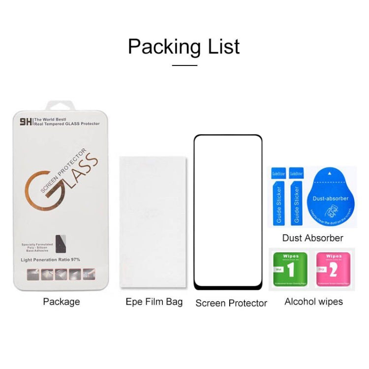 For OPPO Realme 6 Pro Full Glue Full Screen Tempered Glass Film by buy2fix