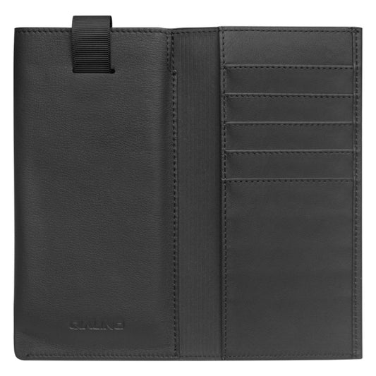 For iPhone 11 Pro Max QIALINO Nappa Texture Top-grain Leather Horizontal Flip Wallet Case with Card Slots(Black) by QIALINO