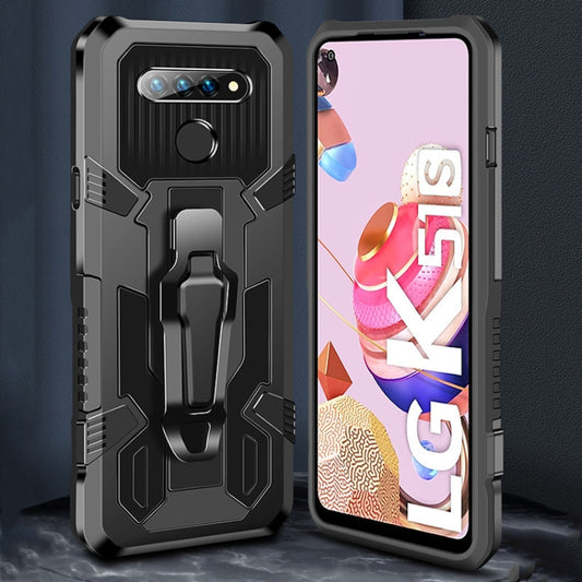 For OPPO Realme 6 Armor Warrior Shockproof PC + TPU Protective Case(Black) by buy2fix