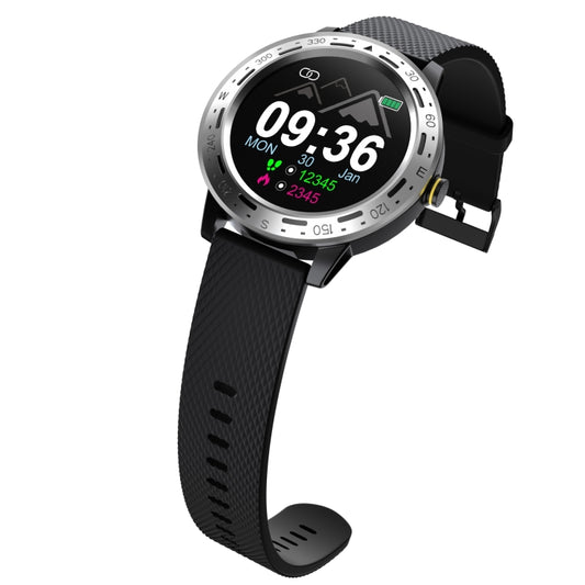S18 1.3 inch TFT Screen IP67 Waterproof Smart Watch Bracelet, Support Sleep Monitor / Heart Rate Monitor / Blood Pressure Monitoring(Silver Black) by buy2fix
