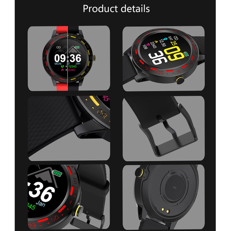 S18 1.3 inch TFT Screen IP67 Waterproof Smart Watch Bracelet, Support Sleep Monitor / Heart Rate Monitor / Blood Pressure Monitoring(Silver Grey) by buy2fix