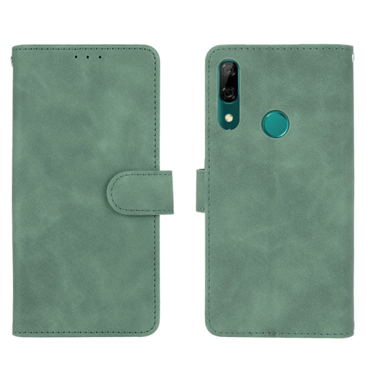 For Huawei P smart Z / Y9 Prime (2019) Solid Color Skin Feel Magnetic Buckle Horizontal Flip Calf Texture PU Leather Case with Holder & Card Slots & Wallet(Green) by buy2fix