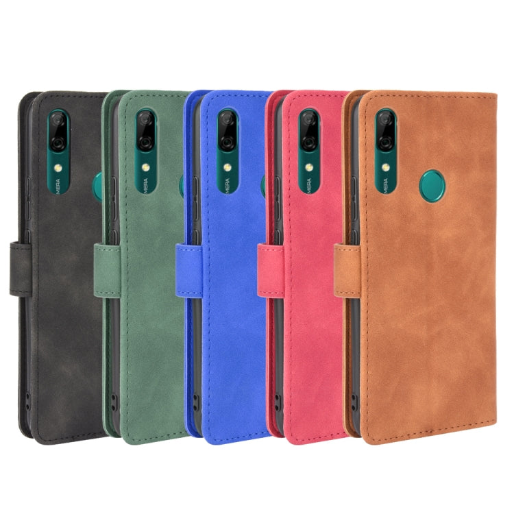 For Huawei P smart Z / Y9 Prime (2019) Solid Color Skin Feel Magnetic Buckle Horizontal Flip Calf Texture PU Leather Case with Holder & Card Slots & Wallet(Green) by buy2fix