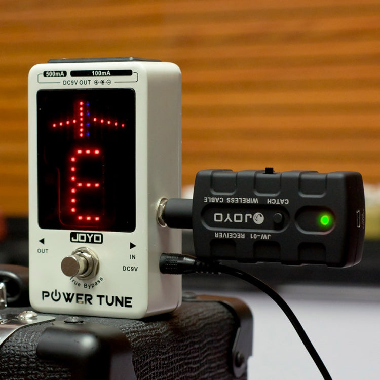 JOYO JW-01 Low Noise Portability Guitar Wireless Audio Transmitter Audio Receiver, Plug:US Plug(Black) by JOYO