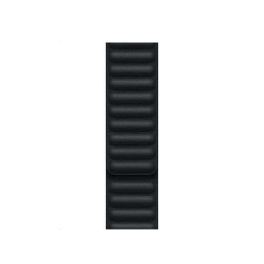 For Apple Watch Ultra 49mm&Watch Ultra 2 49mm / Series 9&8&7 45mm / SE 3&SE 2&6&SE&5&4 44mm / 3&2&1 42mm Leather Watch Band (Midnight) by buy2fix