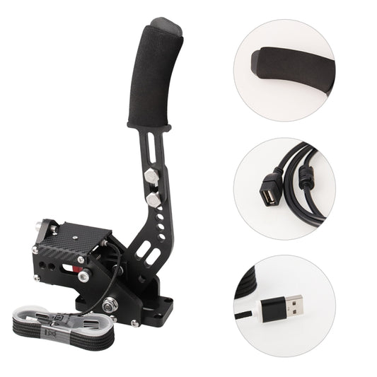 Universal USB Horizontal Drift Rally Racing Handbrake Lever Professional Gaming Peripherals for Racing Games G25/27/29 T500 by buy2fix