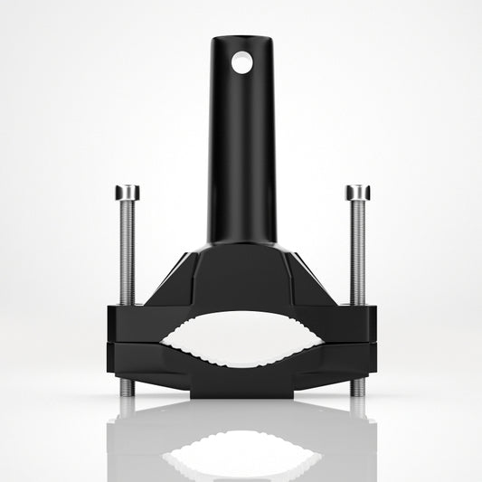 CS-1090A1 Motorcycle Modified Bumper Shock Absorption Fixture Spotlight Fixing Bracket(Black) by buy2fix
