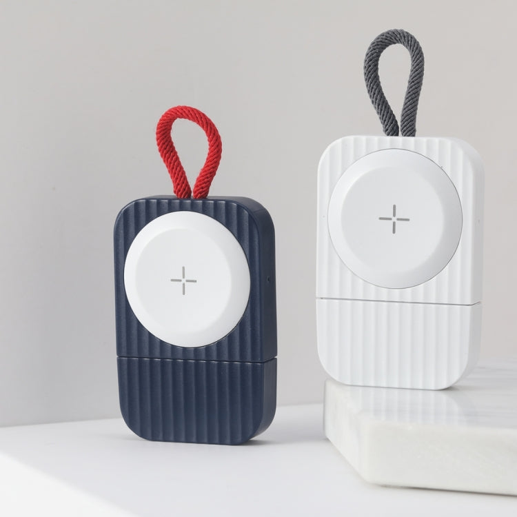 ROCK W26 Portable Magnetic Wireless Charger for Apple Watch Type-C Interface(Blue) by ROCK