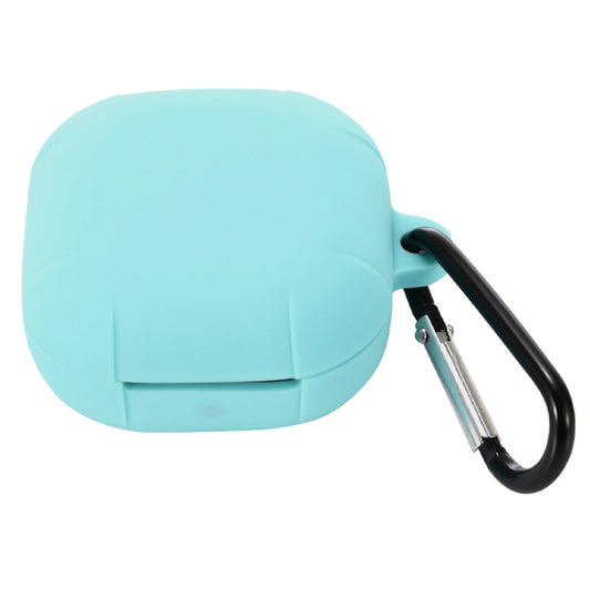Anti-fall Silicone Earphone Protective Case with Hook For Samsung Galaxy Buds Live/ Buds2 / Buds Pro / Buds2 Pro (Mint Green) by buy2fix