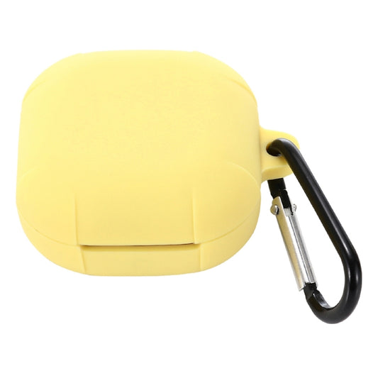 Anti-fall Silicone Earphone Protective Case with Hook For Samsung Galaxy Buds Live/ Buds2 / Buds Pro / Buds2 Pro (Yellow) by buy2fix