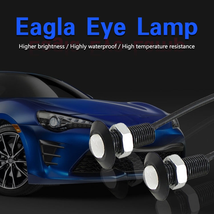 10 PCS 23mm 1.5W DC9-80V Motorcycle Eagle Eye Light Single Lens(Red Light) by buy2fix