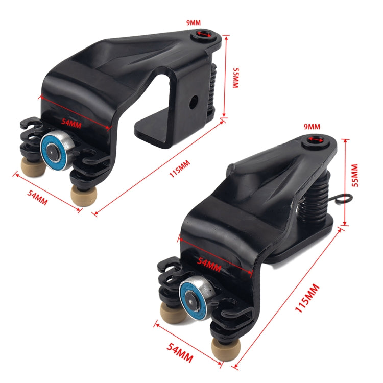2 PCS Car Door Slide Rolling Hinge 72521-SHJ-A21/72561-SHJ-A21 for Honda Odyssey by buy2fix