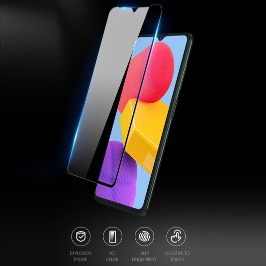 10 PCS For Samsung Galaxy M13 4G DUX DUCIS 0.33mm 9H Medium Alumina HD Full Screen Tempered Glass Film (Black) by DUX DUCIS