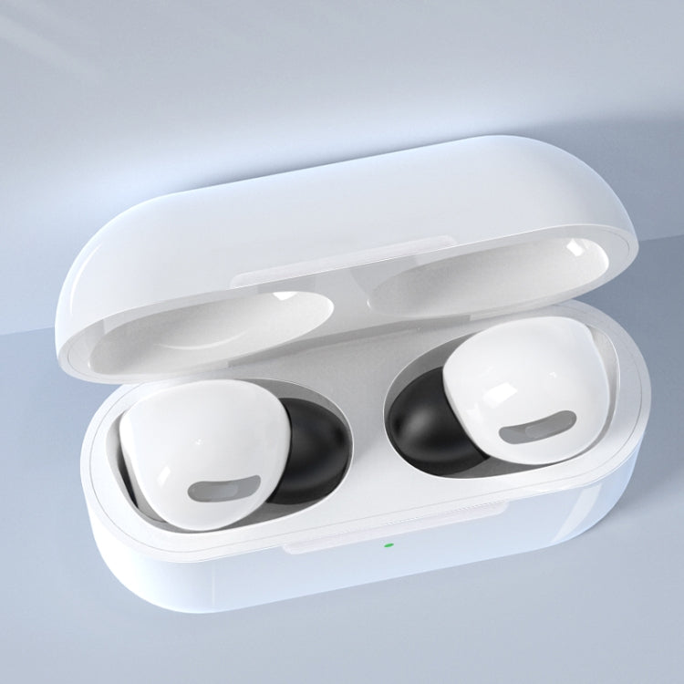 6 Pairs Wireless Earphone Replaceable Silicone Ear Cap Earplugs for AirPods Pro, with Storage Box(White) by buy2fix