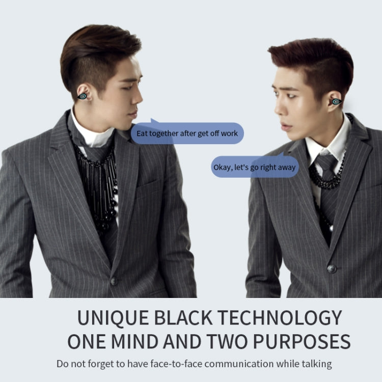 YX08 Ultra-light Ear-hook Wireless V5.0 Bluetooth Earphones Ear Clip Stereo Bluetooth Headset with Mic(Pink) by buy2fix