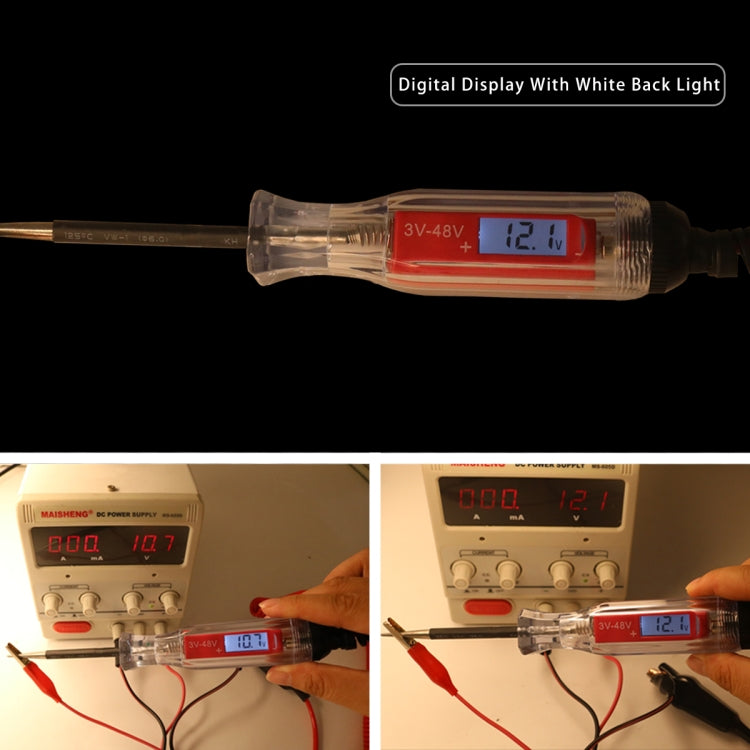 3-48V Digital Display Car Electric Tester by buy2fix