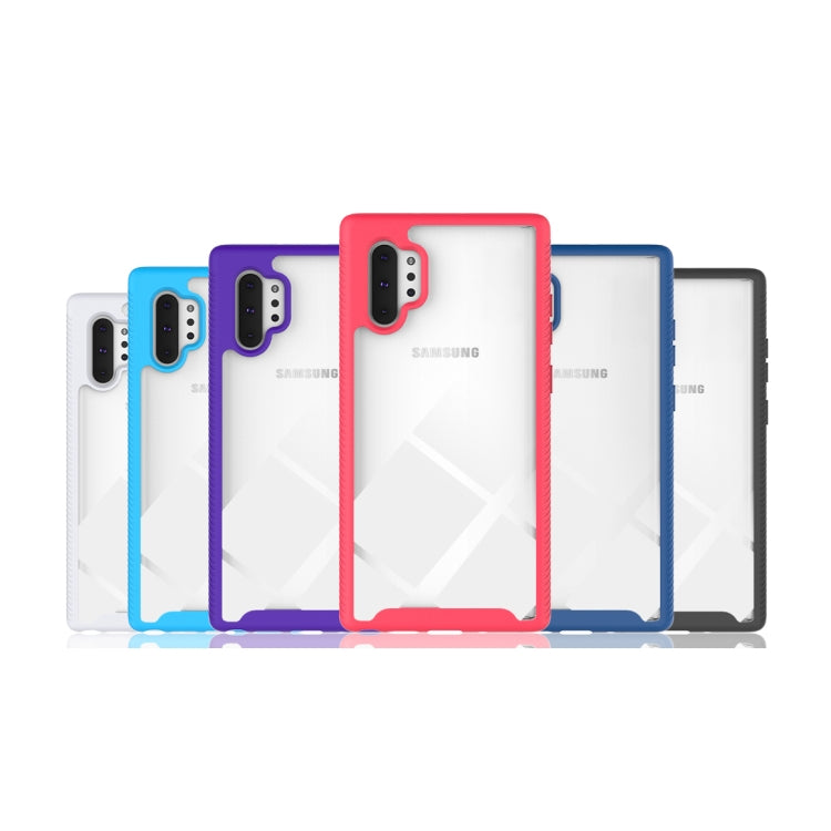 For Samsung Galaxy Note 10 Plus Starry Sky Solid Color Series Shockproof PC + TPU Protective Case(Black) by buy2fix