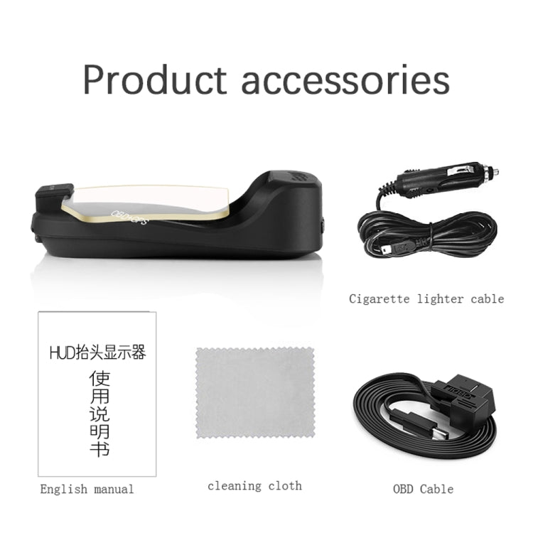 C2 Car HUD Head-up Display GPS Digital Meter Water Temperature / Voltage / Speed by buy2fix