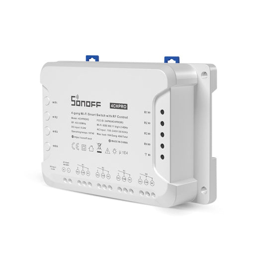 Sonoff 4CHPROR3 Mobile Phone Smart Home Switch Four-way Controller, Support Long-range Control Timing by Sonoff