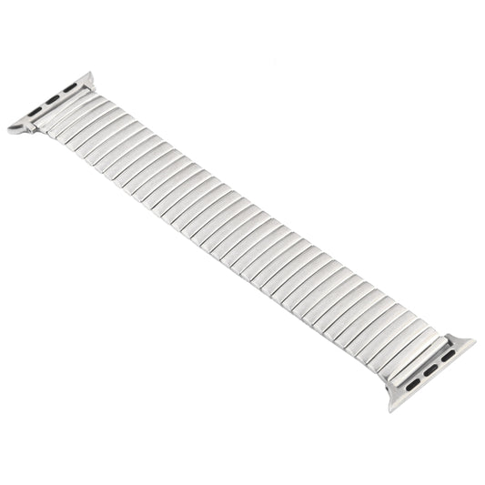 Elastic Aluminum Watch Band For Apple Watch Series 7 45mm / 6 & SE & 5 & 4 44mm / 3 & 2 & 1 42mm(Silver) by buy2fix