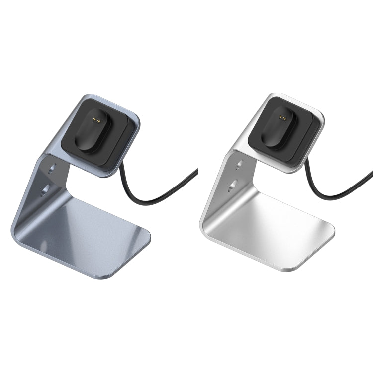 For Fitbit Inspire / Inspire HR / Ace 2 Universal Aluminum Alloy Charger Holder with Chip Protection, Support Fast Charging(Silver) by buy2fix