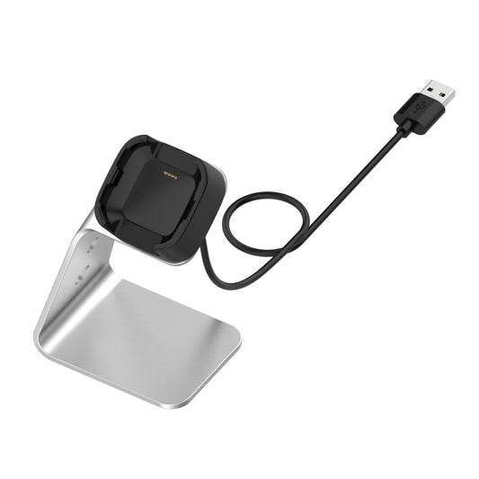 For Fitbit Versa 2 Universal Aluminum Alloy Charger Holder(Silver) by buy2fix