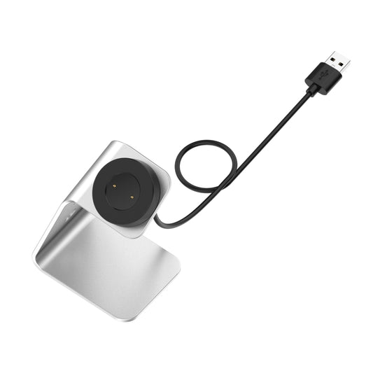 For Huawei Watch GT 2 / GT / GT 2e Universal Aluminum Alloy Magnetic Charger Holder(Silver) by buy2fix